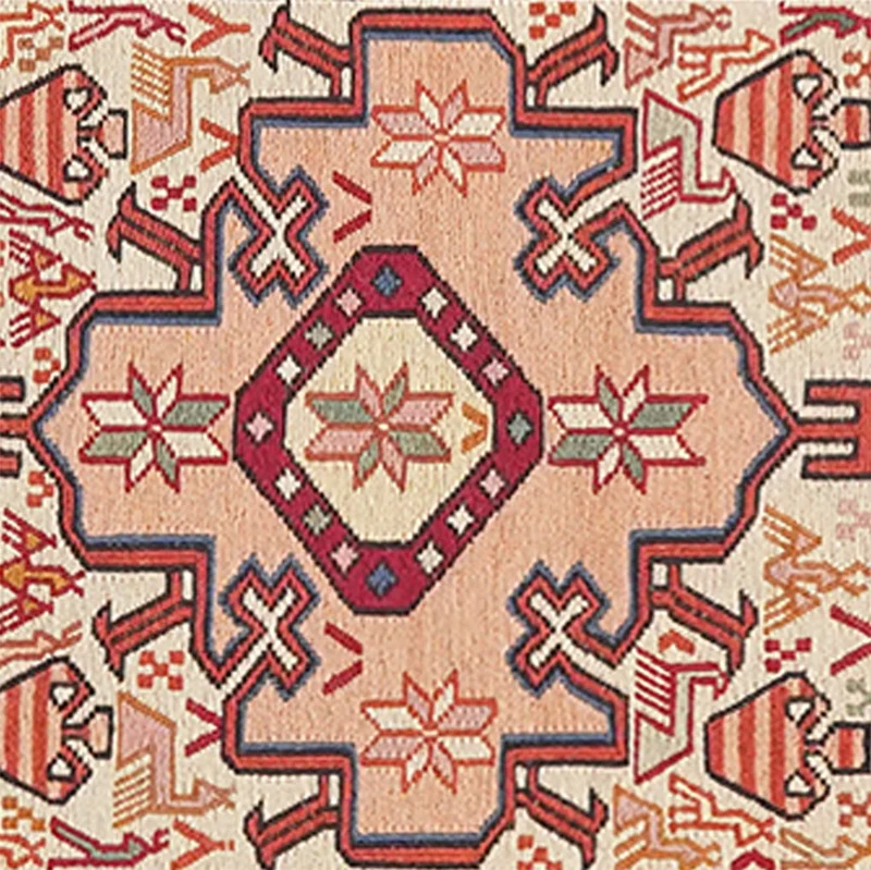 Sumak Shahsavan · Handgewebt – Beige, 100x76 cm