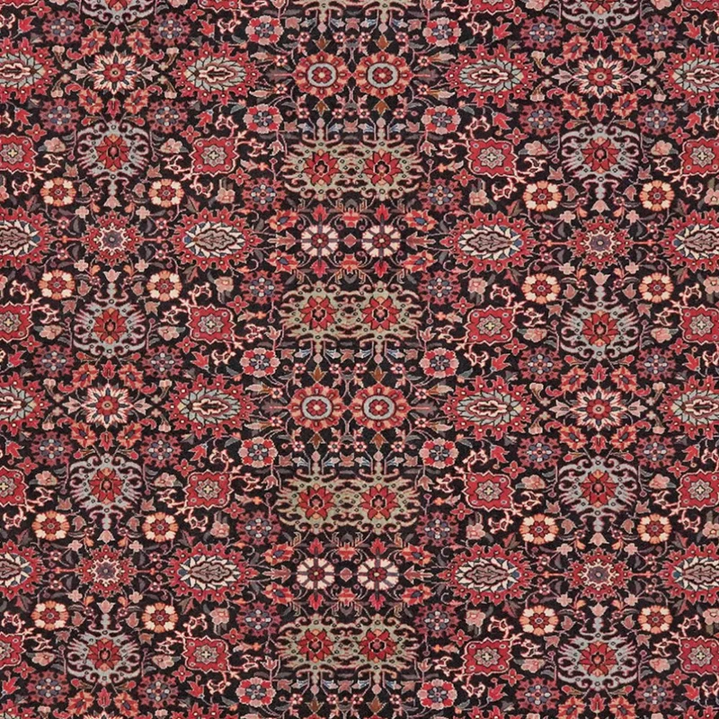 Bidjar · Handgeknüpft – Blau, 200x202 cm