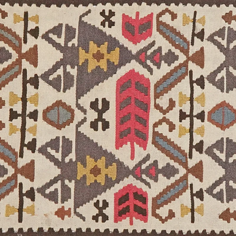 Kelim Ardebil · Handgewebt – Beige, 158x101 cm