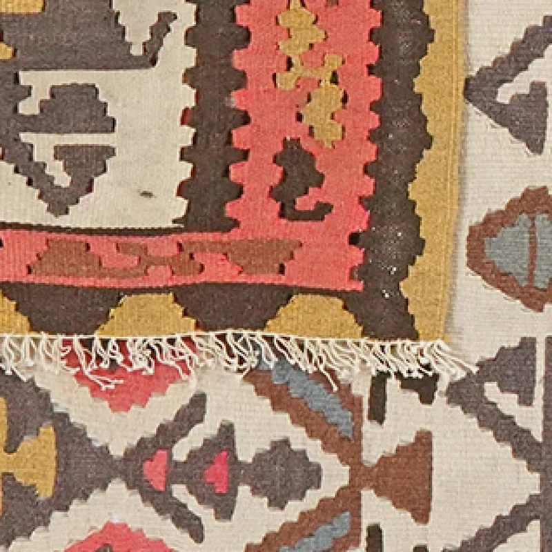 Kelim Ardebil · Handgewebt – Beige, 158x101 cm
