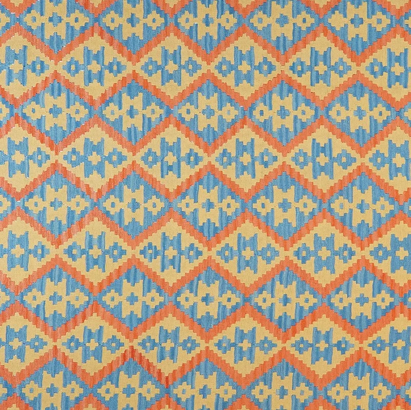 Kelim Gashgai · Handgewebt – Orange, 385x300 cm