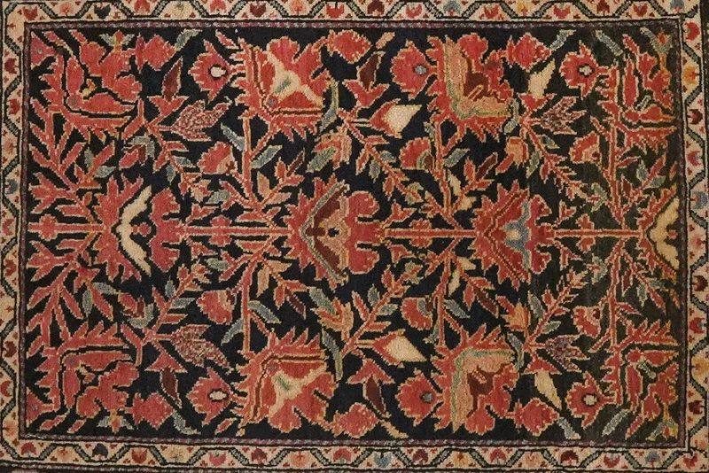 Farahan · Handgeknüpft – Blau, 75x57 cm