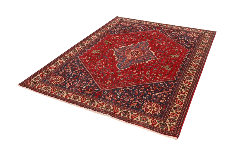 Abadeh · Handgeknüpft – Rot, 210x157 cm