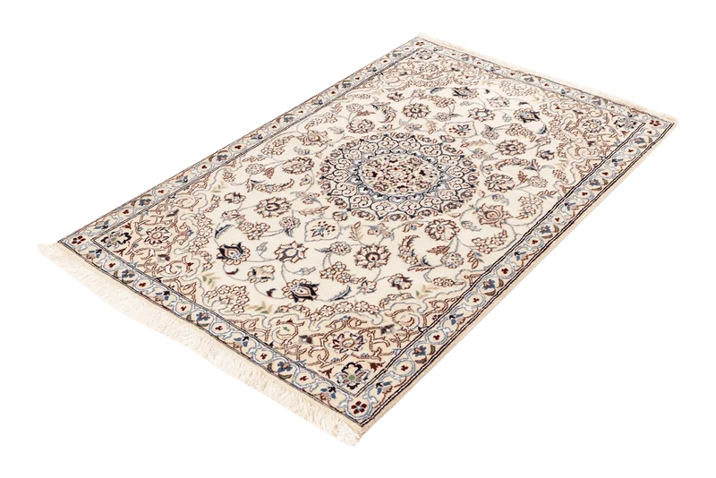 Nain 9La · Handgeknüpft – Beige, 142x89 cm