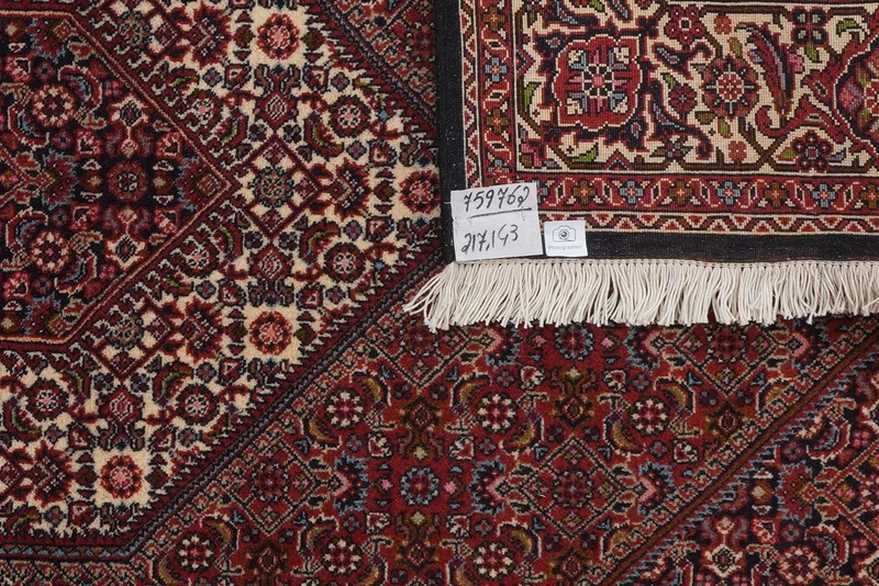 Bidjar Zandjan · Handgeknüpft – Rot, 217x143 cm