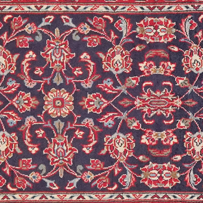 Ardakan · Handgeknüpft – Blau, 302x76 cm