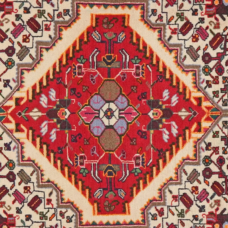 Toysarghan · Handgeknüpft – Beige, 115x126 cm