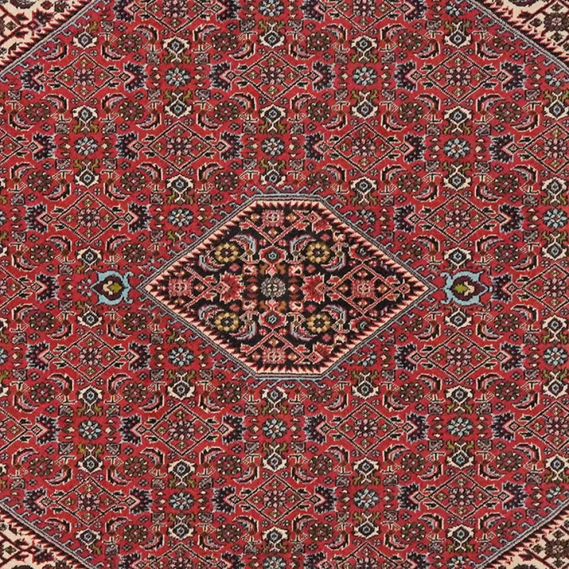 Bidjar Zandjan · Handgeknüpft – Rot, 197x202 cm