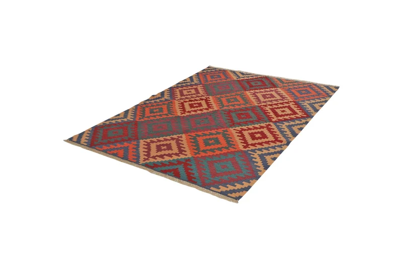 Kelim Gashgai · Handgewebt – Bunt, 197x152 cm