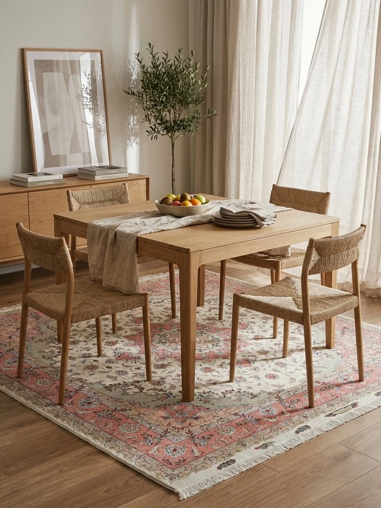 Tabriz 50 Raj · Handgeknüpft – Beige, 204x204 cm