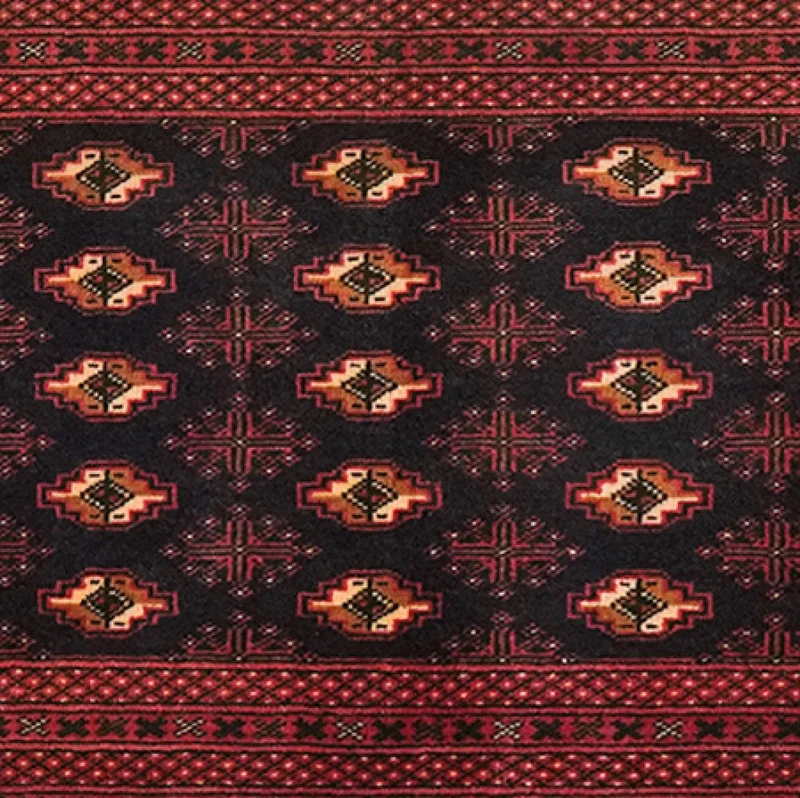 Belutch · Handgeknüpft – Blau, 57x116 cm