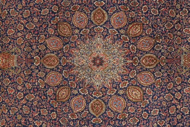 Tabriz Old · Handgeknüpft – Blau, 280x158 cm