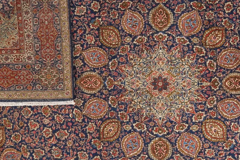 Tabriz Old · Handgeknüpft – Blau, 280x158 cm