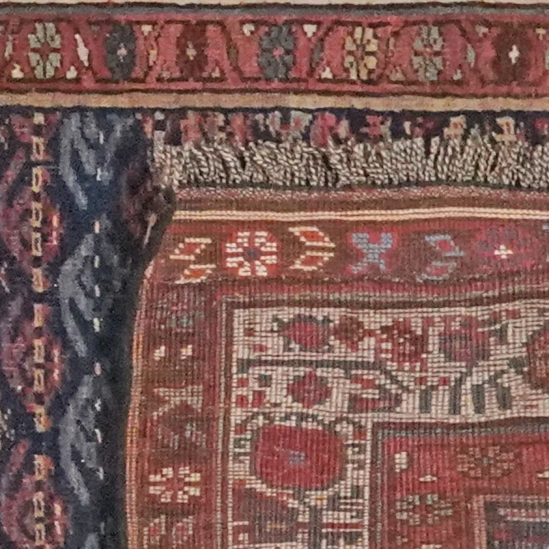 Seysan · Handgeknüpft – Blau, 408x96 cm