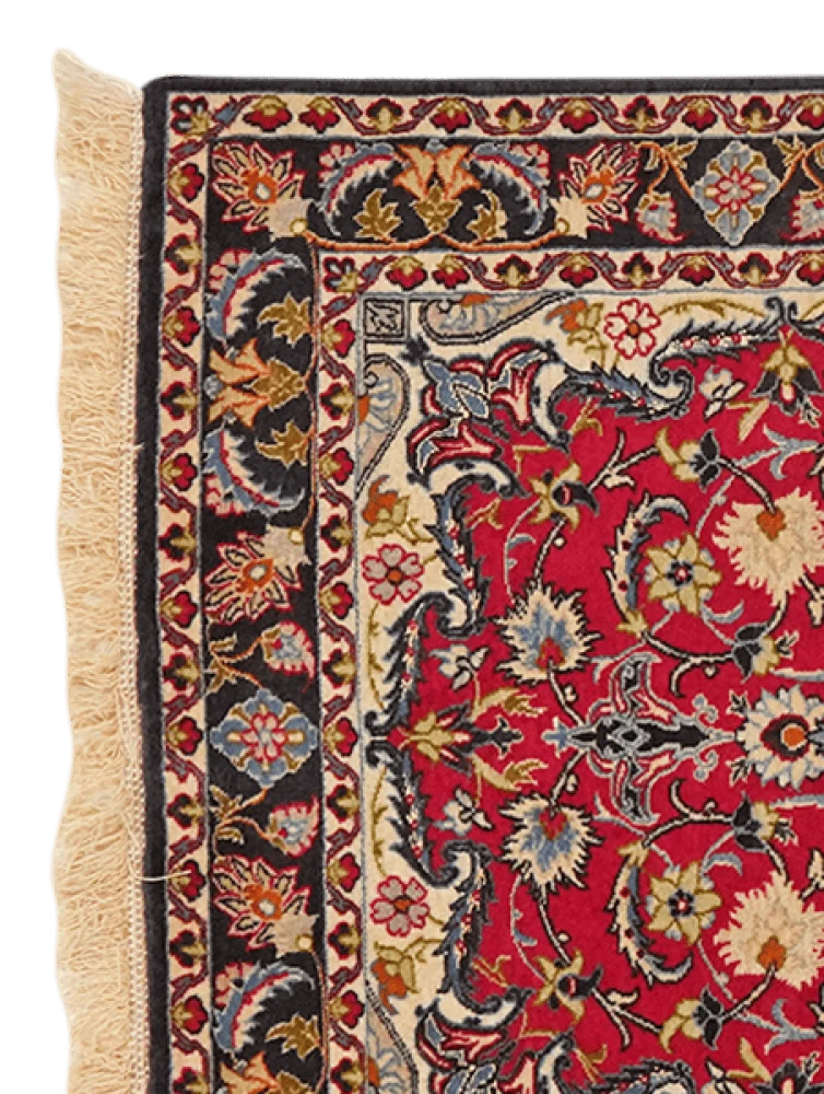 Isfahan · Handgeknüpft – Rot, 108x73 cm