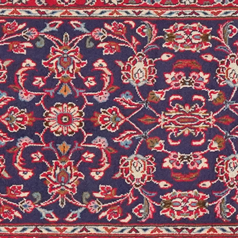 Ardakan · Handgeknüpft – Blau, 305x71 cm