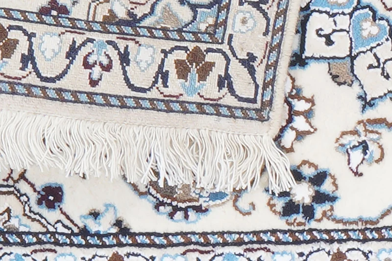 Nain 9La · Handgeknüpft – Beige, 198x60 cm