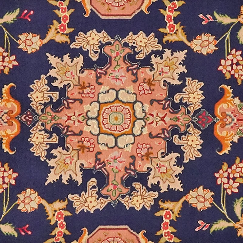 Tabriz 50 Raj · Handgeknüpft – Blau, 205x84 cm