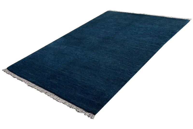 Gabbeh · Handgeknüpft – Blau, 147x104 cm