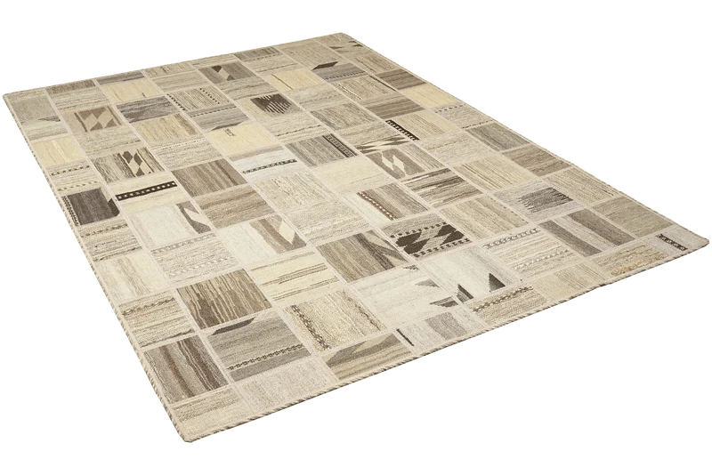 Kelim Tekkeh · Handgewebt – Beige, 200x150 cm