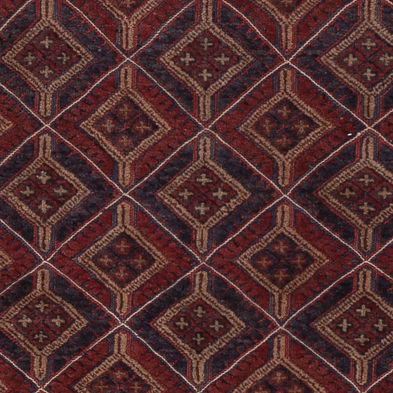 Kelim Afghan Teppich 155x188cm - dunkelbeige