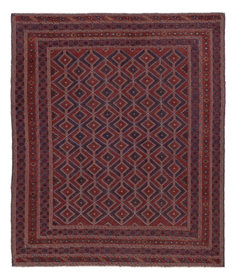 Kelim Afghan Teppich 156x186cm - rost