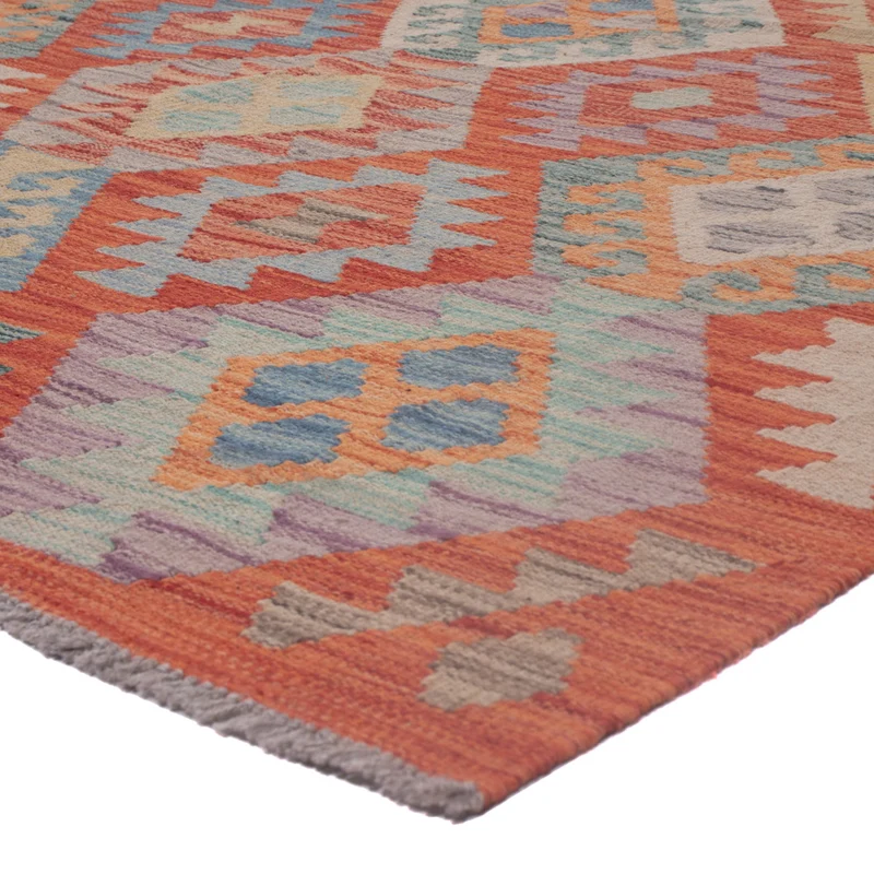 Kelim Maimene Teppich 249x301cm - mehrfarbig