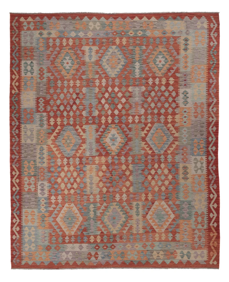 Kelim Maimene Teppich 242x299cm - mehrfarbig