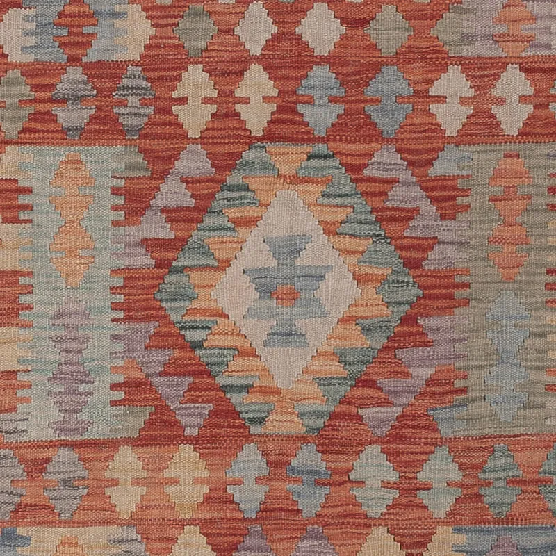 Kelim Maimene Teppich 242x299cm - mehrfarbig