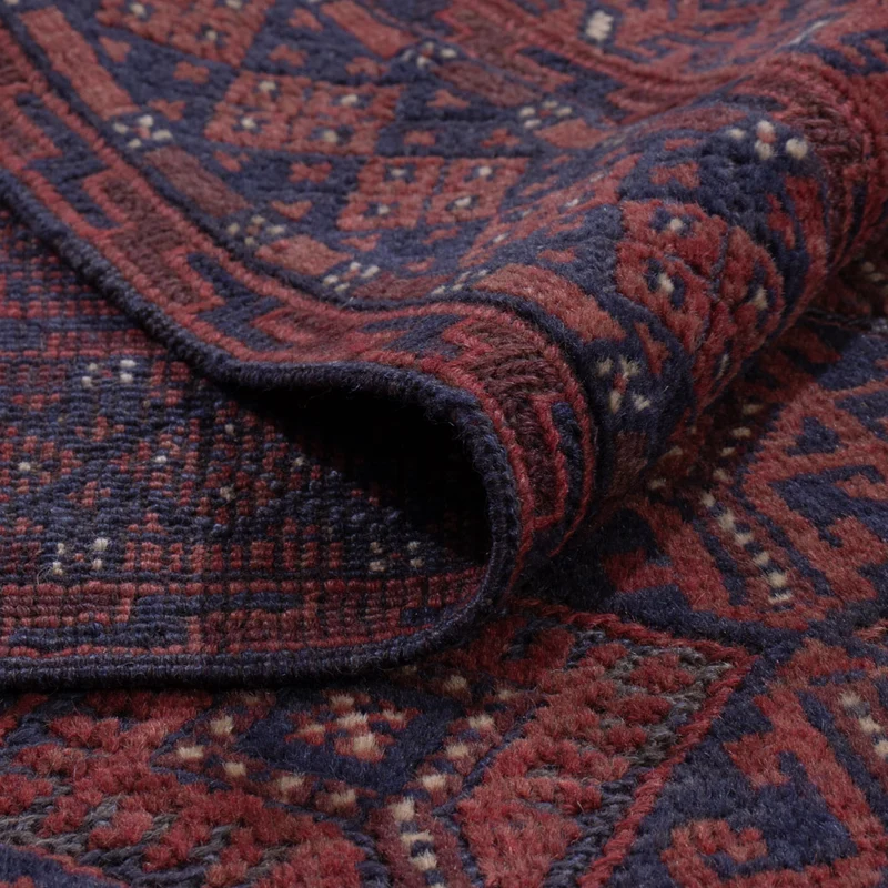 Kelim Afghan Teppich 153x189cm - dunkelbeige