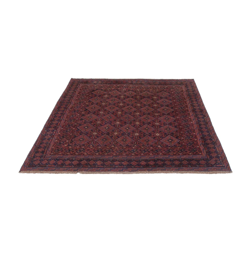 Kelim Afghan Teppich 153x189cm - dunkelbeige