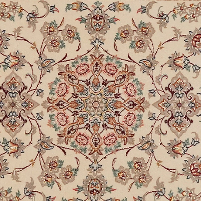 Isfahan · Handgeknüpft – Beige, 223x82 cm
