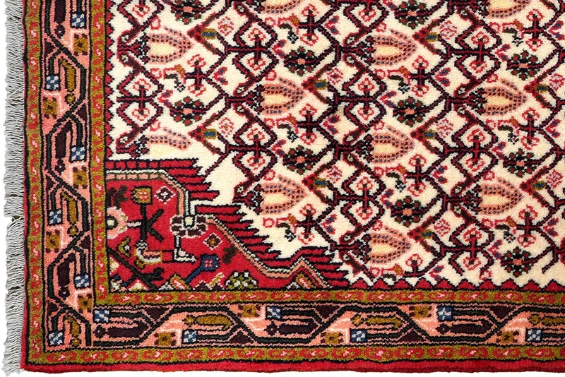 Assadabad · Handgeknüpft – Beige, 195x75 cm