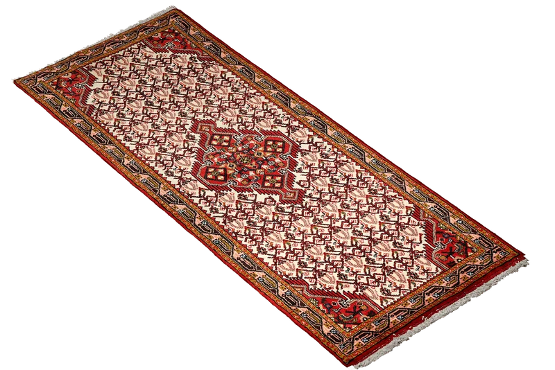 Assadabad · Handgeknüpft – Beige, 195x75 cm