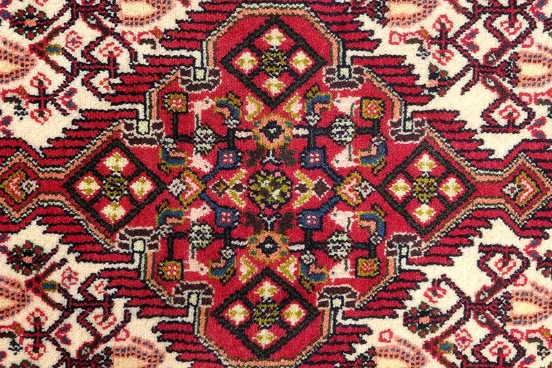 Assadabad · Handgeknüpft – Beige, 195x75 cm