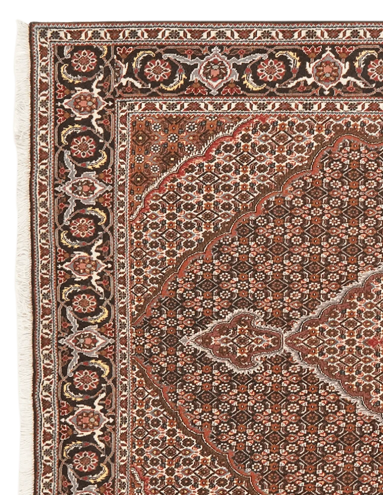 Tabriz 40 Raj · Handgeknüpft – Blau, 203x153 cm