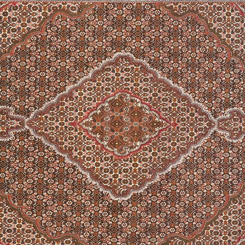 Tabriz 40 Raj · Handgeknüpft – Blau, 203x153 cm