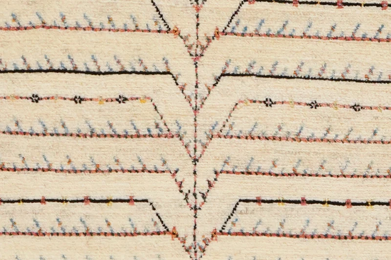 Rizbaf · Handgeknüpft – Beige, 142x90 cm
