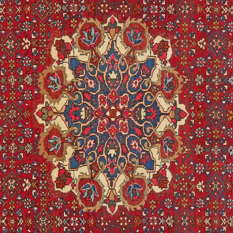 Zandjan · Handgeknüpft – Rot, 224x145 cm