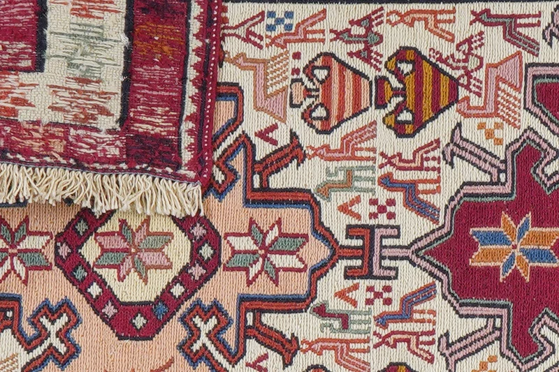 Sumak Shahsavan · Handgewebt – Beige, 103x78 cm