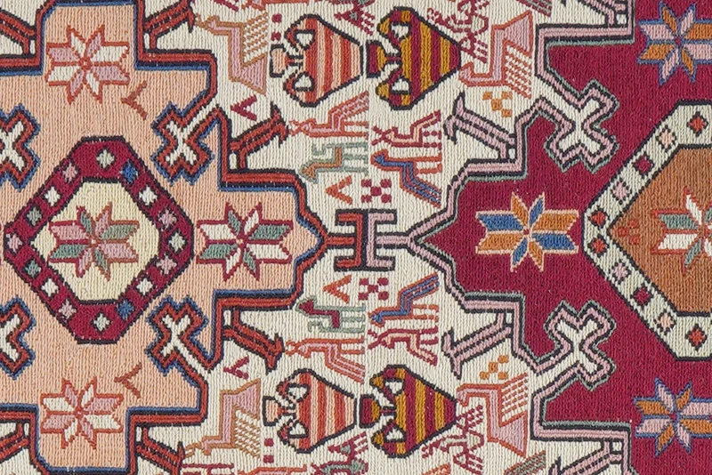 Sumak Shahsavan · Handgewebt – Beige, 103x78 cm