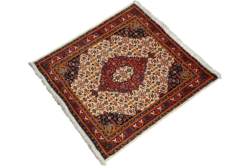 Sarough · Handgeknüpft – Beige, 78x67 cm