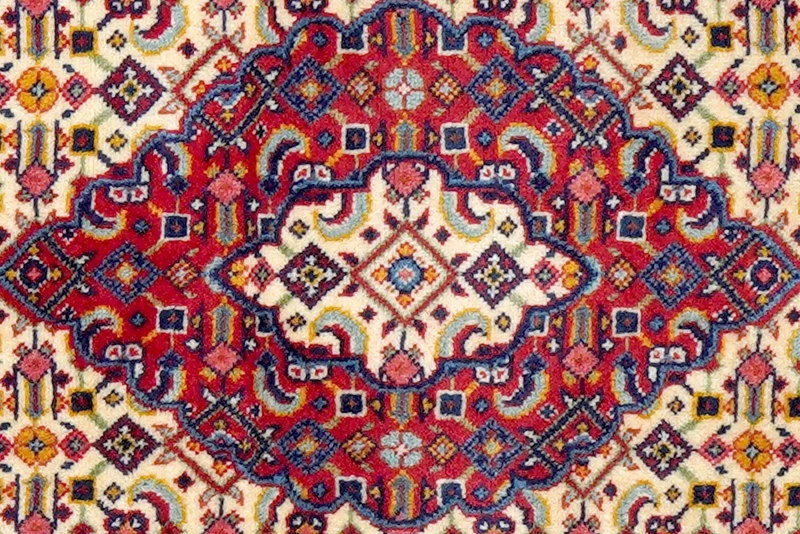 Sarough · Handgeknüpft – Beige, 78x67 cm