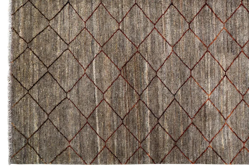 Gabbeh Basi · Handgeknüpft – Braun, 287x205 cm