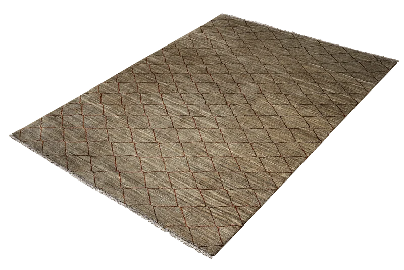 Gabbeh Basi · Handgeknüpft – Braun, 287x205 cm
