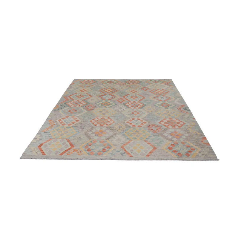 Kelim Maimene Teppich 202x302cm - mehrfarbig