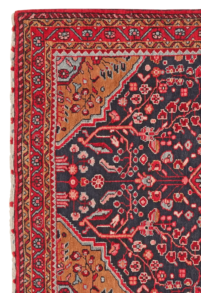 Malayer · Handgeknüpft – Blau, 153x111 cm