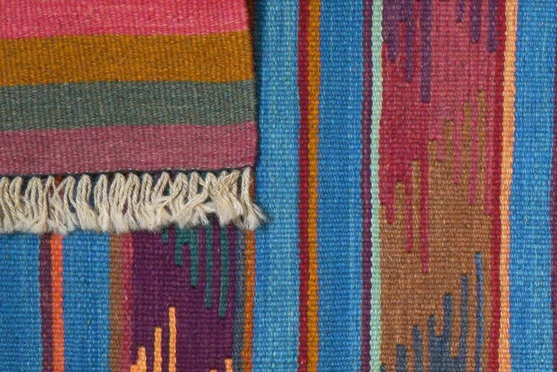 Kelim Gashgai · Handgewebt – Bunt, 193x59 cm