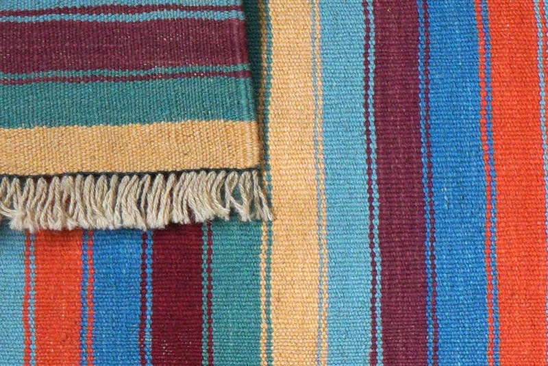 Kelim Gashgai · Handgewebt – Bunt, 194x65 cm