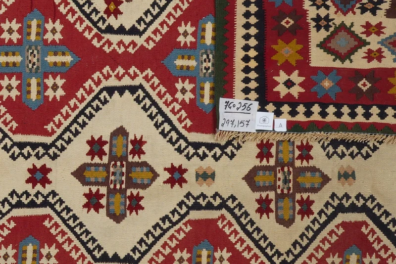 Kelim Gashgai Old · Handgewebt – Braun, 297x157 cm